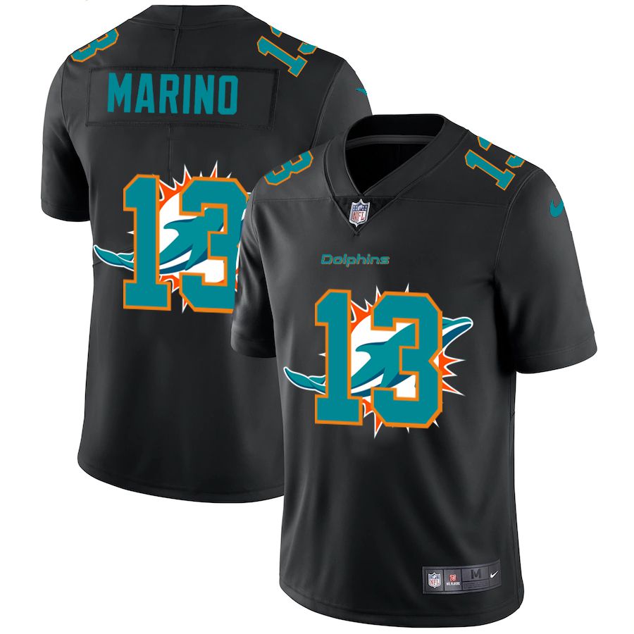 Men Miami Dolphins #13 Marino Black shadow Nike NFL Jersey->dallas cowboys->NFL Jersey